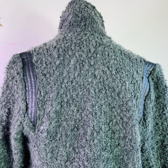 NWT Grey Hyfve Hyfve Hyfve Fleece Sweater Jacket - Picture 6 of 8